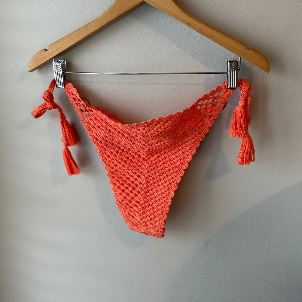 NWT Aerie Crochet‎ String Bikini Bottom Cheekiest
